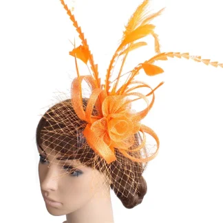 Orange Fascinators