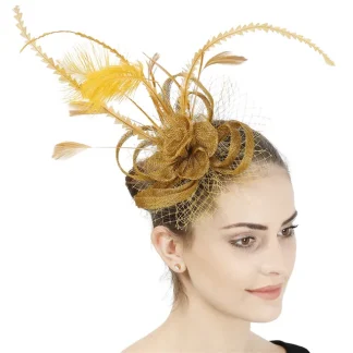 Gold Fascinators