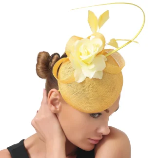 Yellow Fascinators